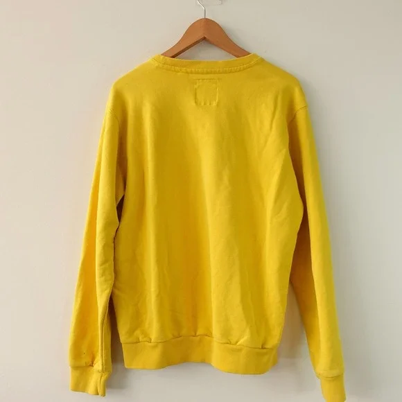 North Sails Sweater Men L Yellow Organic Cotton Crewneck Sweatshirt Light ECO - Picture 2 of 16